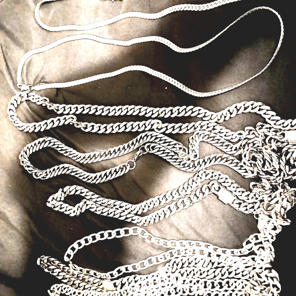 Silver Chain Necklace Collection